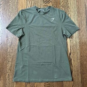 Gymshark Green Seamless Short Sleeve Shirt Size L